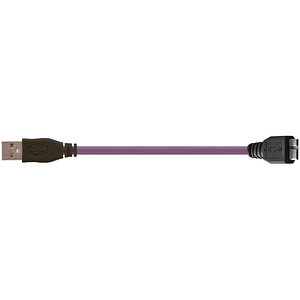 Bus cable | USB 3.0, PVC, connector A: USB 3.0 type A, connector B: USB 3.0 type B micro
