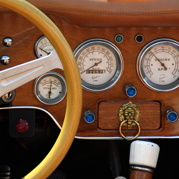 Vintage speedometer