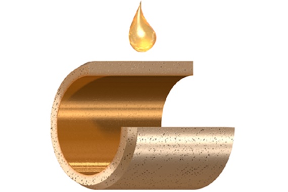 Structure of sintered bushing
