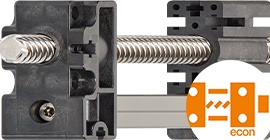 Cost-effective linear modules with toothed belt drive